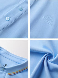 Футболка KELME Short Sleeve Polo Light Blue