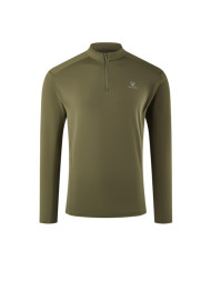 Лонгслив KELME Half-open Long-sleeved T-shirt Khaki
