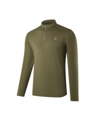 Лонгслив KELME Half-open Long-sleeved T-shirt Khaki