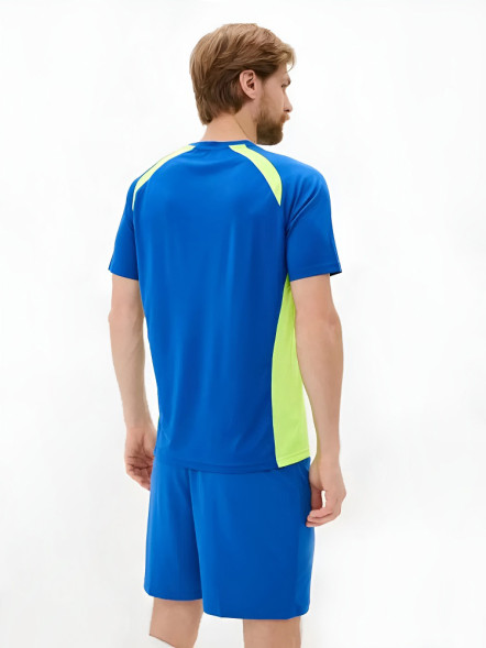 Футбольная форма KELME Short Sleeve Football Set (Blue/Light Green)