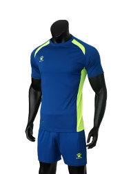 Футбольная форма KELME Short Sleeve Football Set (Blue/Light Green)
