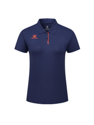 Футболка-поло KELME Women's Short Sleeve Polo Shirt Dark Blue
