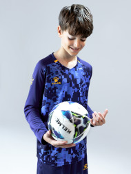 Детская вратарская форма KELME Long Sleeve Goalkeeper Suit Dark Blue