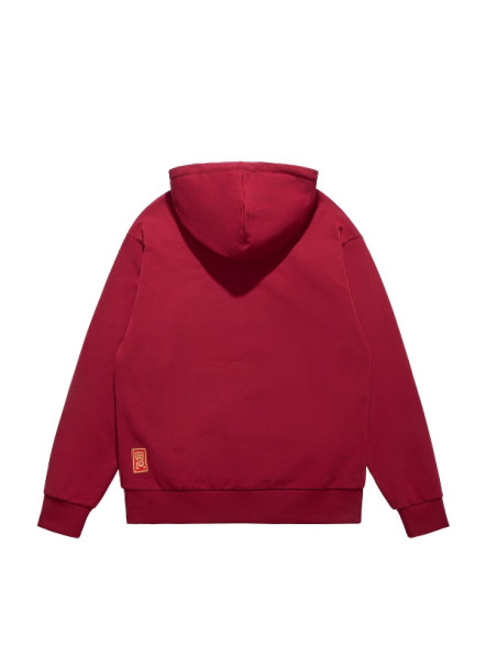 Худи KELME Knitted Hooded Sweatshirt Burgundy