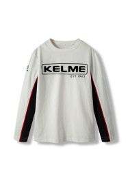 Детский лонгслив KELME Boys Long Sleeve T-Shirt White