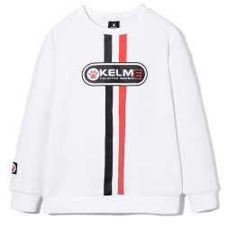 Детский свитшот KELME Boy's Round Neck Sweater White