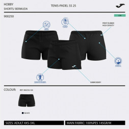 ШОРТЫ HOBBY ЧЕРНЫЙ