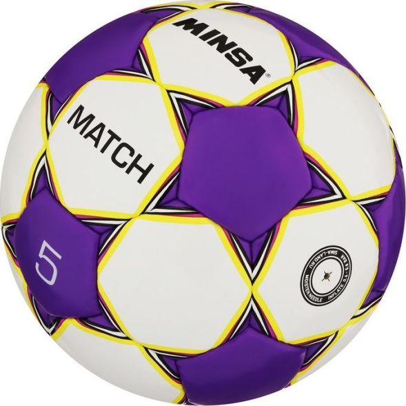 Мяч футбольный MINSA Match, TPU, ручная сшивка, 32 панели, р. 5
