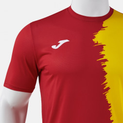 ФУТБОЛКА С КОРОТКИМ РУКАВОМ PICASHO КРАСНЫЙ ЖЕЛТЫЙ