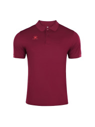 Футболка-поло KELME Short Sleeve Polo Shirt Burgundy