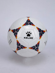 Мяч футбольный KELME Machine Stitched Football (White/Dark Blue)