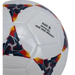 Мяч футбольный KELME Machine Stitched Football (White/Dark Blue)