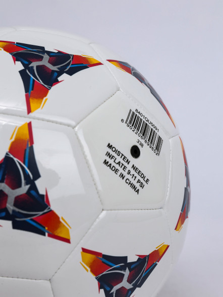 Мяч футбольный KELME Machine Stitched Football (White/Dark Blue)