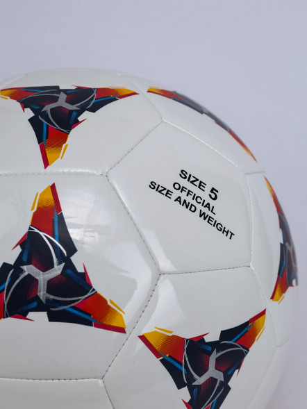 Мяч футбольный KELME Machine Stitched Football (White/Dark Blue)
