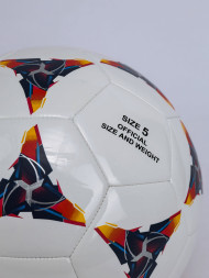 Мяч футбольный KELME Machine Stitched Football (White/Dark Blue)