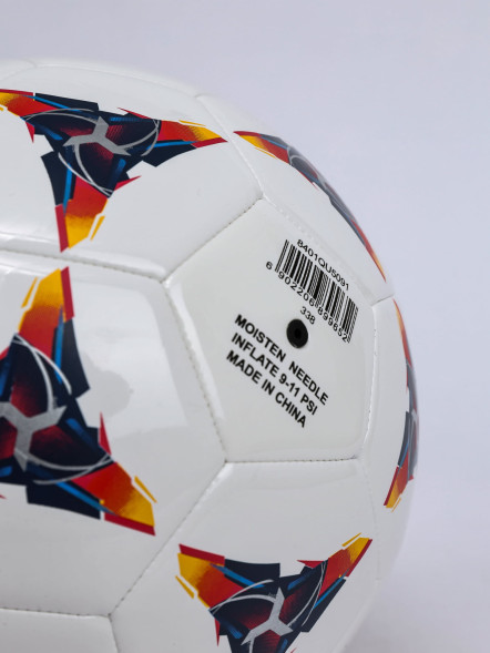 Мяч футбольный KELME Machine Stitched Football (White/Dark Blue)