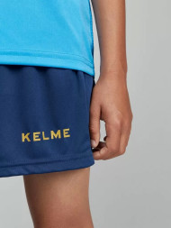 Детская футбольная форма KELME S/S Football Set Kid (Light Blue/Dark Blue)