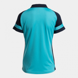 POLO MANGA CORTA LIDER TURQUESA FLÚOR MARINO