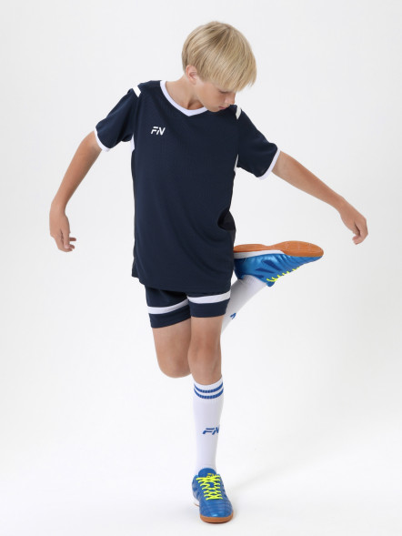 Детская футбольная форма FN Spirit Kid (Dark blue/White)