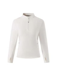Женский лонгслив KELME Half-Open Long-sleeved T-Shirt White