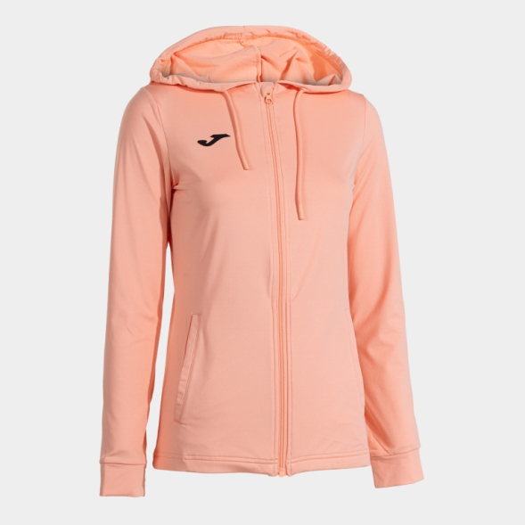 CHAQUETA CON CAPUCHA SCULPTURE II NARANJA