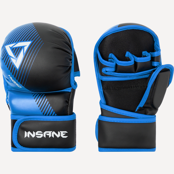Перчатки INSANE MMA HYBRID, синий