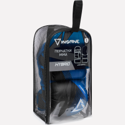 Перчатки INSANE MMA HYBRID, синий
