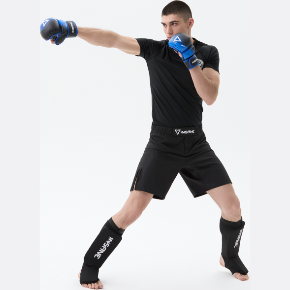 Перчатки INSANE MMA HYBRID, синий