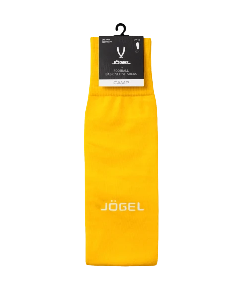 Гольфы футбольные JOGEL CAMP BASIC SLEEVE SOCKS, желтый/белый