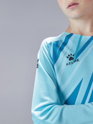 Детская вратарская форма KELME Long Sleeve Goalkeeper Suit Light Blue