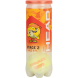 Мяч теннисный детский HEAD Stage 2 Orange, 578423,уп.3 шт, фетр,нат.резина,желто-оранжевый