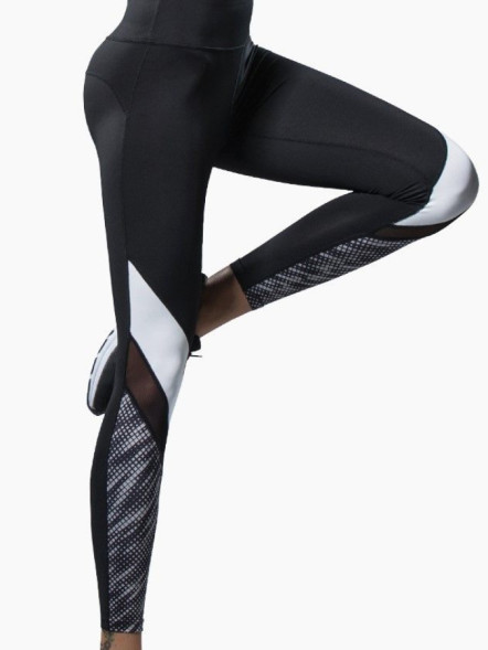 Леггинсы KELME Women's Tight Trousers (Black/White)