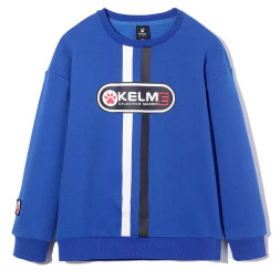 Детский свитшот KELME Boy's Round Neck Sweater Blue