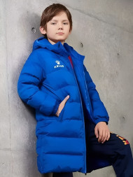 Детский пуховик KELME Children's Long Down Jacket Blue