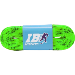 Шнурки для коньков IB Hockey с пропиткой, HLIB244LM, полиэстер, 244см, лайм