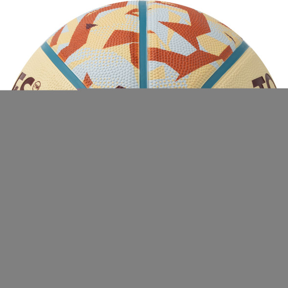 Мяч баск  TORRES Slam, B023147, р 7, резина, нейлон  корд, бут  кам, бежево-коричневый