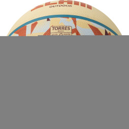 Мяч баск  TORRES Slam, B023147, р 7, резина, нейлон  корд, бут  кам, бежево-коричневый