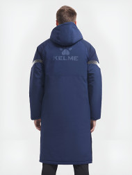 Куртка утепленная KELME Hooded Long Cotton Jacket Dark Blue