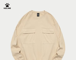 Свитшот KELME Round Neck Long Sleeve Beige