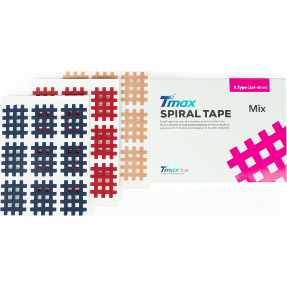 Кросс-тейп TMAX Spiral Tape Type A 20 листов, 423716, телесный