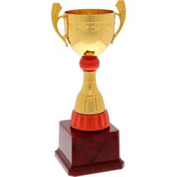 Кубок 104, зол., подставка пластик, 23 х 10,5 х 8,5 см