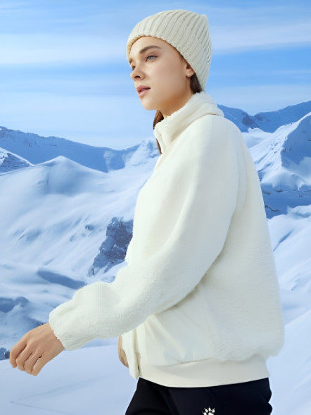 Толстовка KELME Teddy Fleece Jacket White