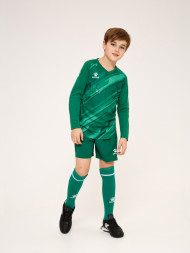 Детский комплект (лонгслив, шорты) KELME Long Sleeve Goalkeeper Suit Green