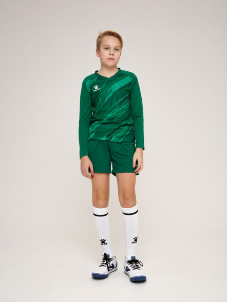 Детский комплект (лонгслив, шорты) KELME Long Sleeve Goalkeeper Suit Green