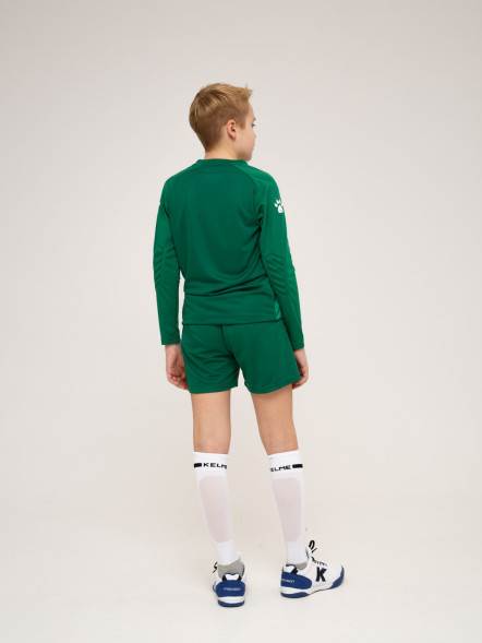 Детский комплект (лонгслив, шорты) KELME Long Sleeve Goalkeeper Suit Green