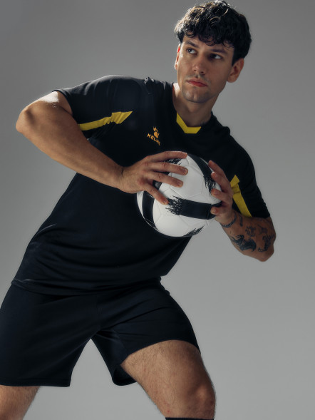 Футбольная форма KELME Football Suit (Black/Yellow)