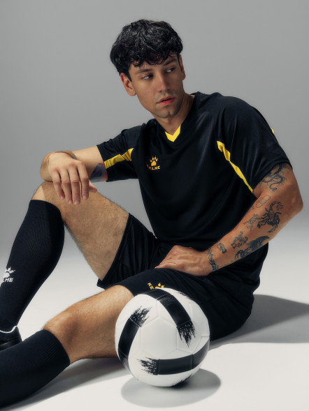 Футбольная форма KELME Football Suit (Black/Yellow)