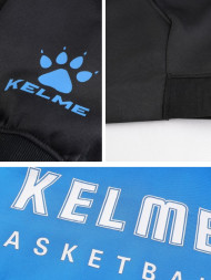 Худи KELME Knitted Hooded Sweatshirt (Black/Blue)