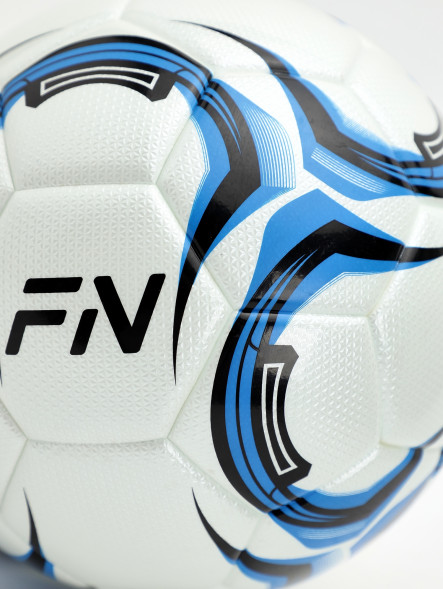 Мяч футбольный FN Soccer Ball White/Light Blue