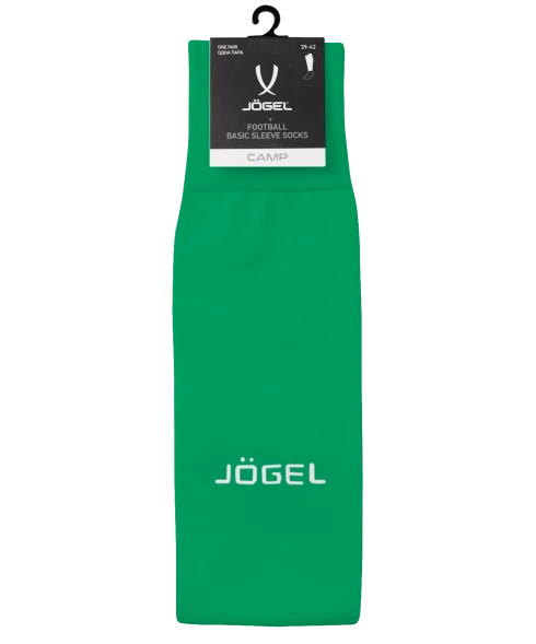 Гольфы футбольные JOGEL CAMP BASIC SLEEVE SOCKS, зеленый/белый